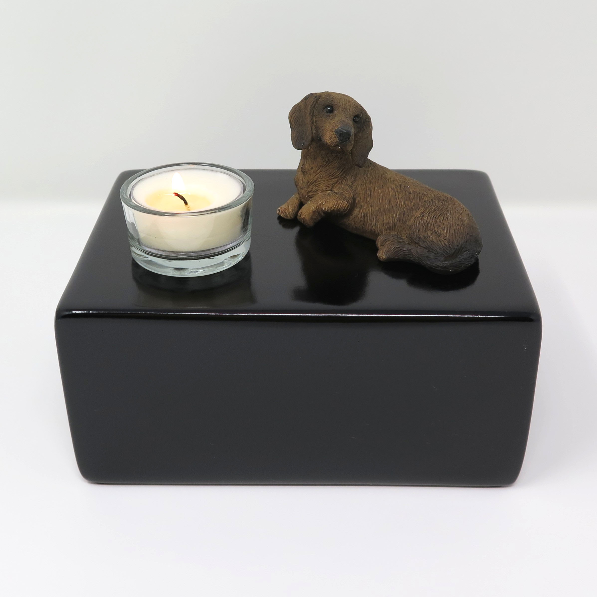 Edelstahl Urne Für Haustiere – Kleine Gedenkurne Mit Pfotenabdruck, Königsblau, Für Hunde & Katzen