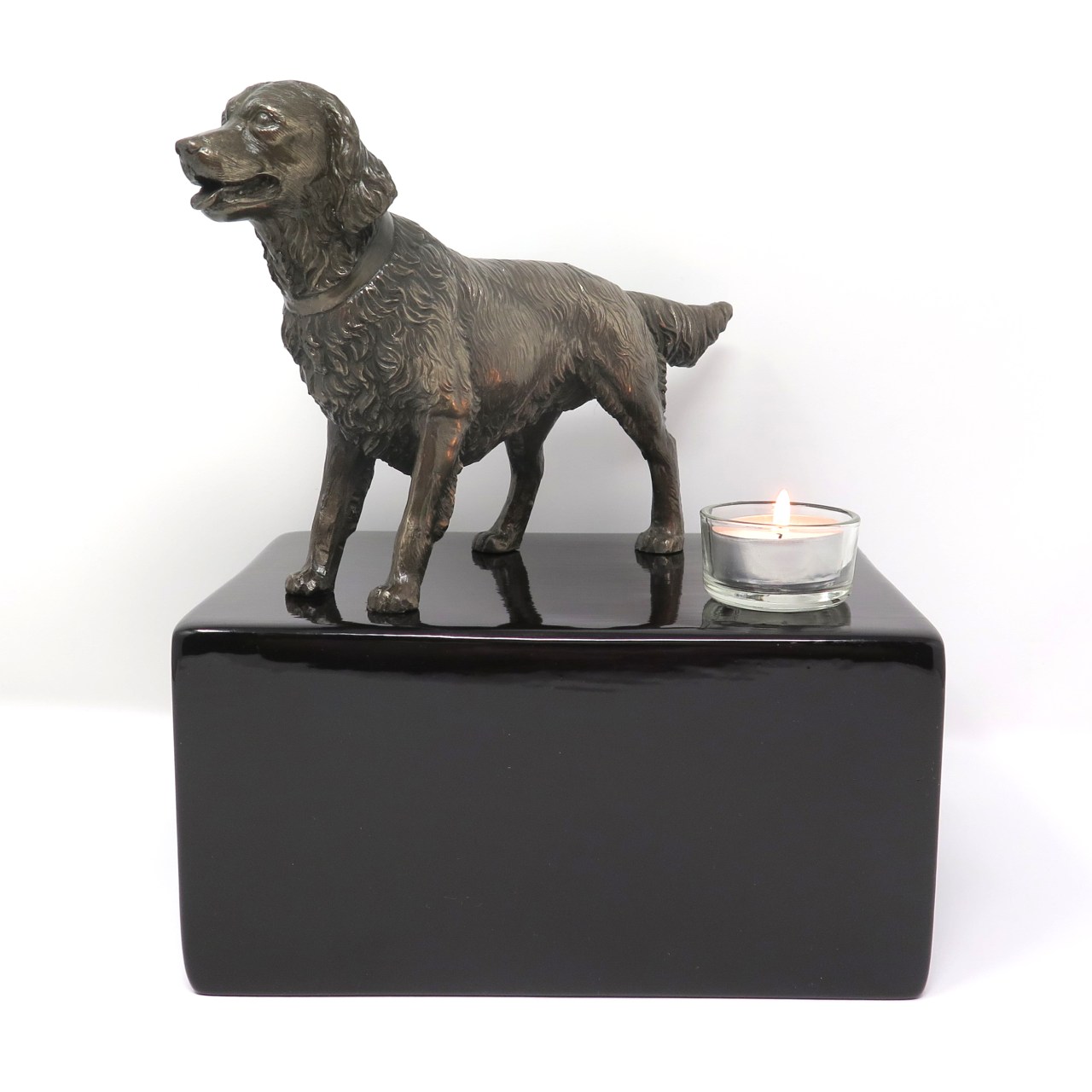 Golden Retriever Urne mit Teelicht