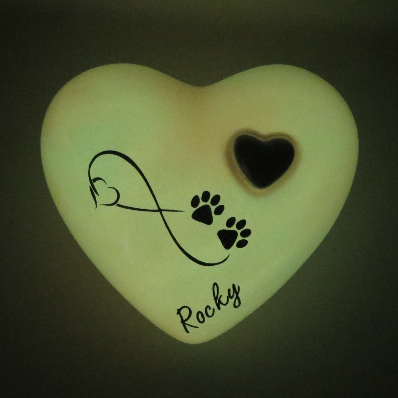 Tierurne Herz Good-Night leuchtet im dunkeln-Endlose Liebe